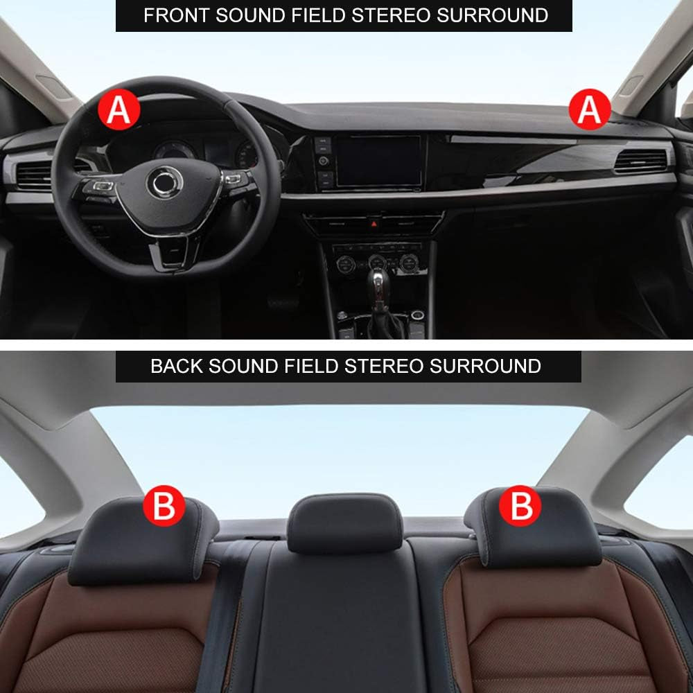 Car Tweeters, 2Pcs Universal 1000W Car Speaker Dome Tweeter Sound Vehicle Auto Music Stereo Modified Loud Speakers