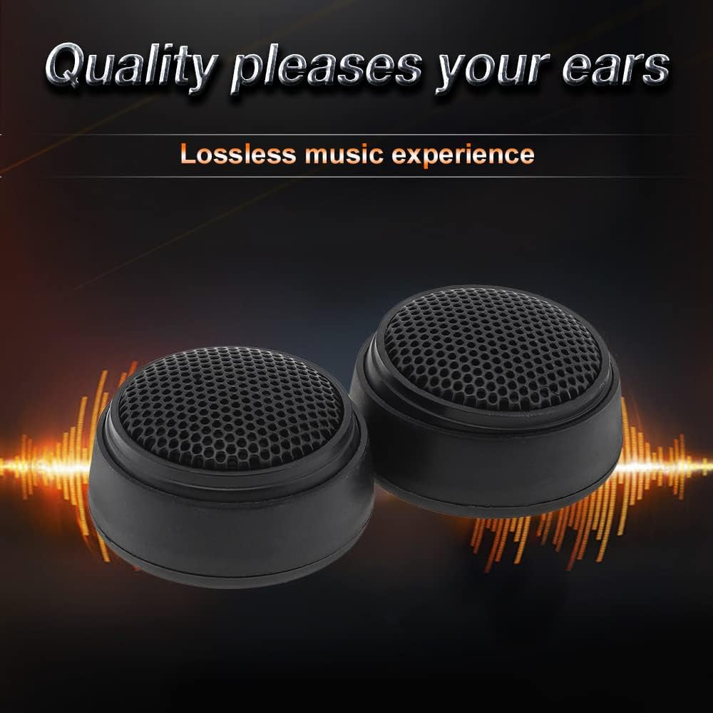 Car Tweeters, 2Pcs Universal 1000W Car Speaker Dome Tweeter Sound Vehicle Auto Music Stereo Modified Loud Speakers